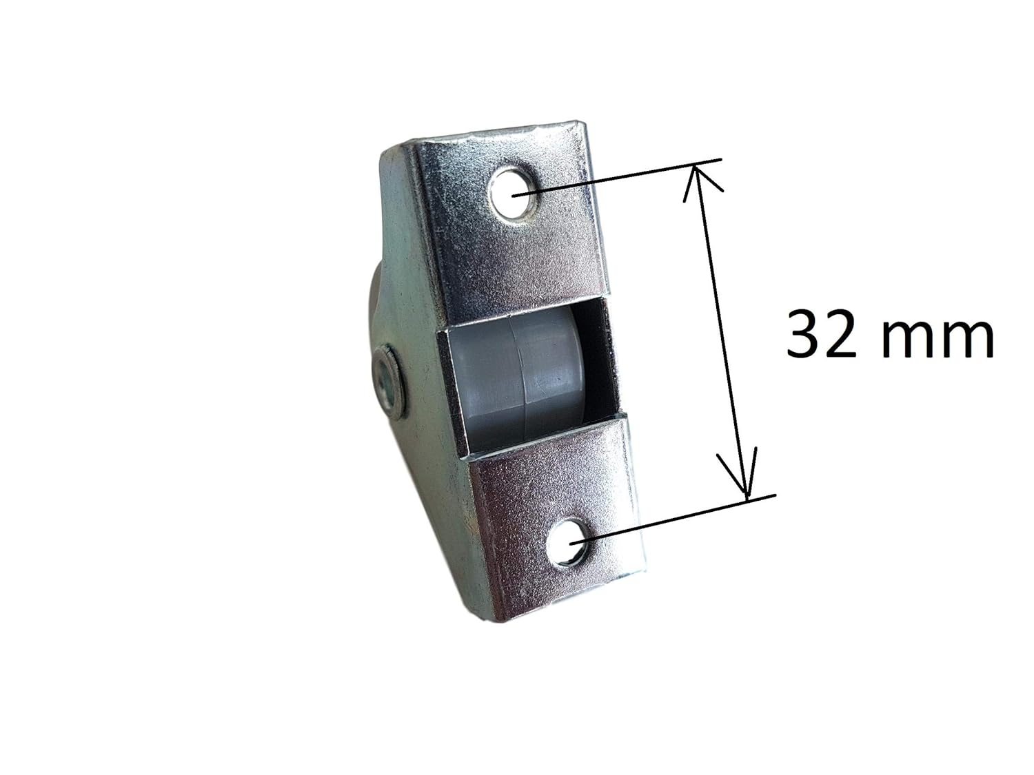 kleine Mini-Rollen 25 mm Gummirollen-Set aus Kunststoff Metall mit