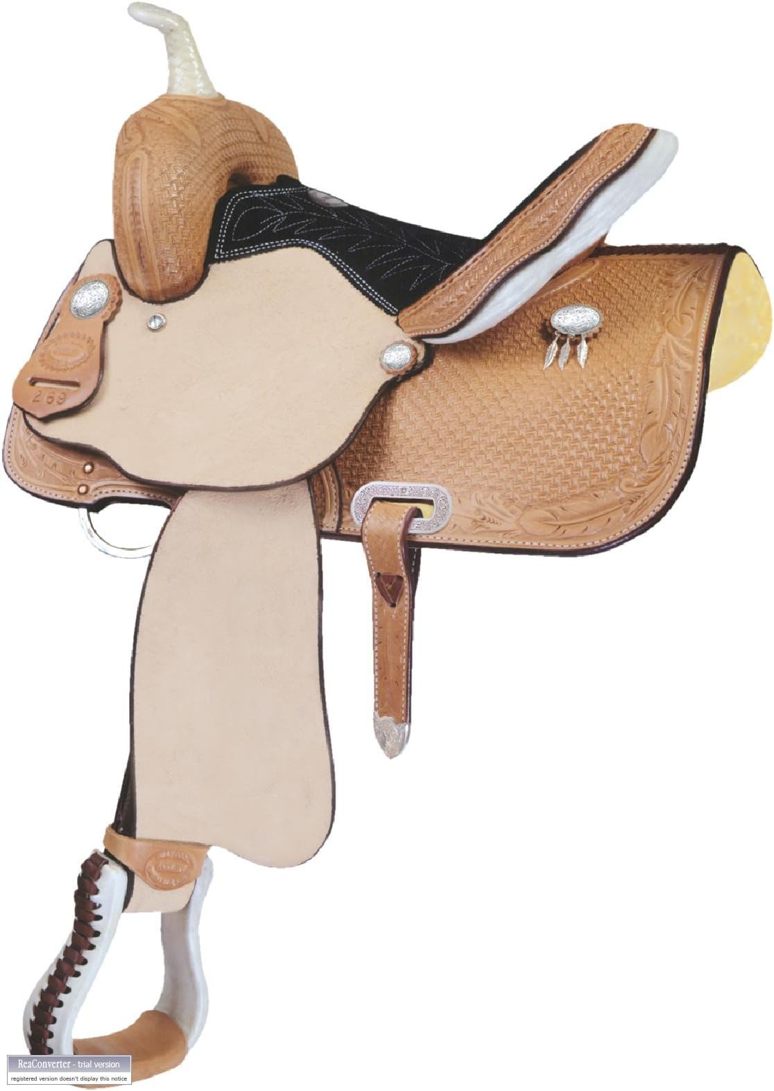 Billy Cook Saddlery Jr. Feather Barrel Saddle 13