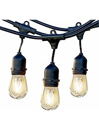 Brightech Ambience Pro LED Outdoor Weatherproof Commercial Grade Strand Lights, WeatherTite Technology