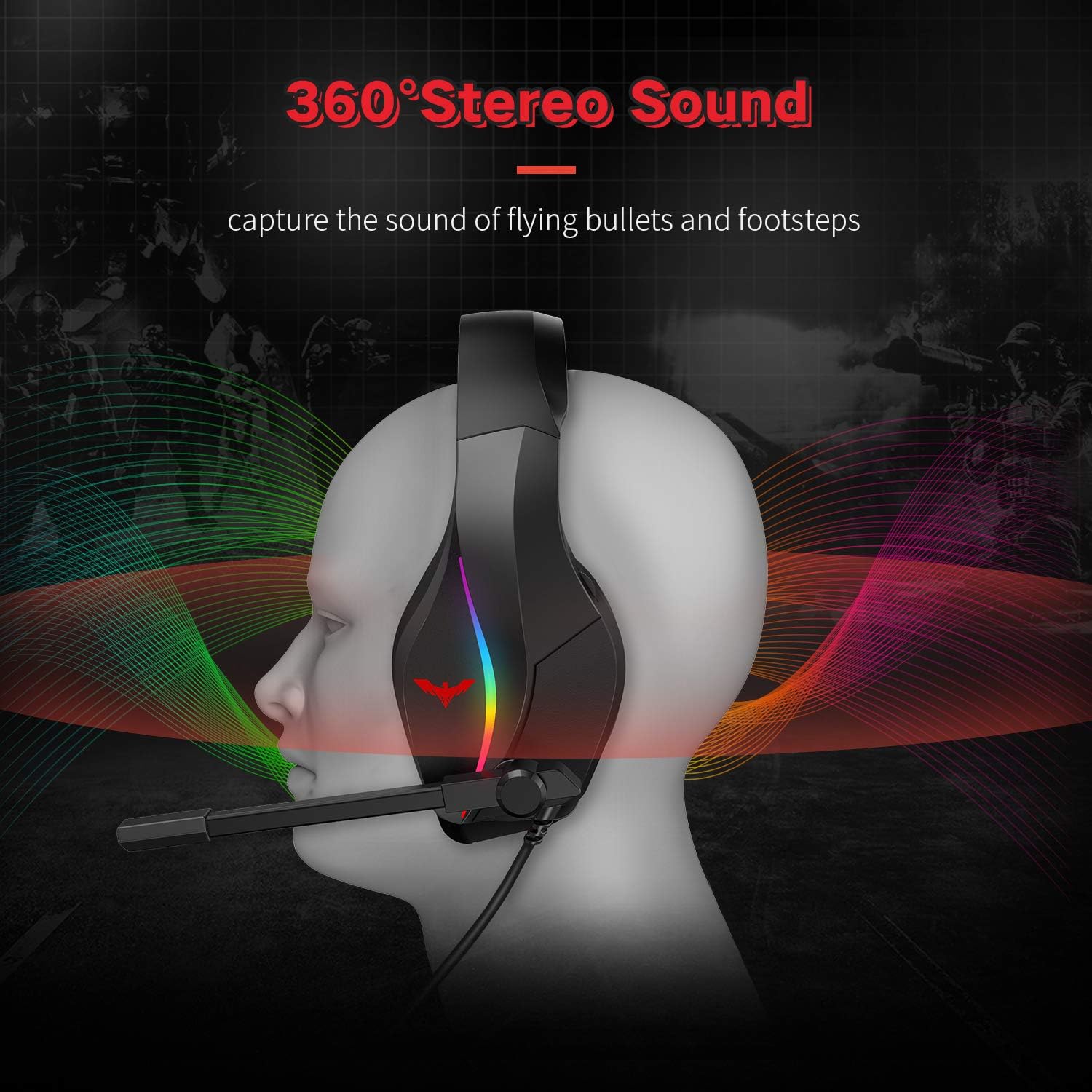 HAVIT Mechanical Keyboard Mouse Headset Kit, Blue Switch Keyboards,Gaming Mouse & RGB Headphones for Laptop Computer PC Games: Computers & Accessories