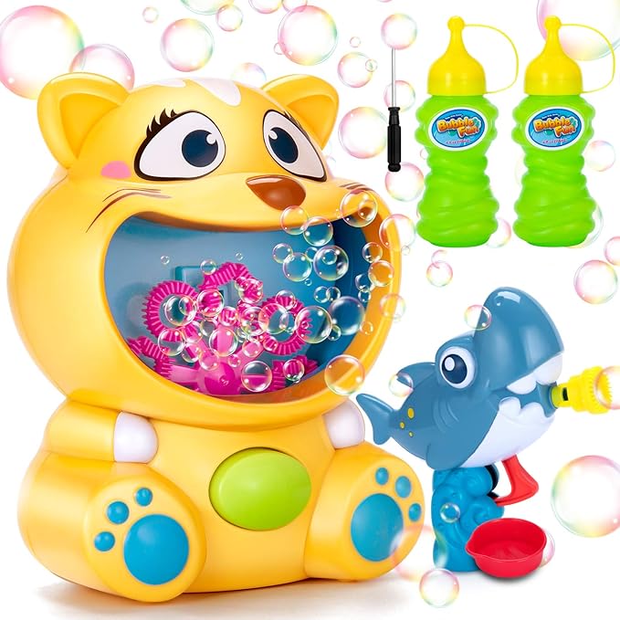Ucradle Bubble Machine, Portable Automatic Bubble Blower Machine For