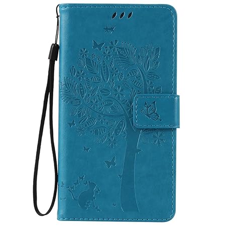 Nancen Compatible with Handyhülle Galaxy Note 4 / SM-N9100 Flip Schutzhülle Zubehör Lederhülle mit Silikon Back Cover PU Lede