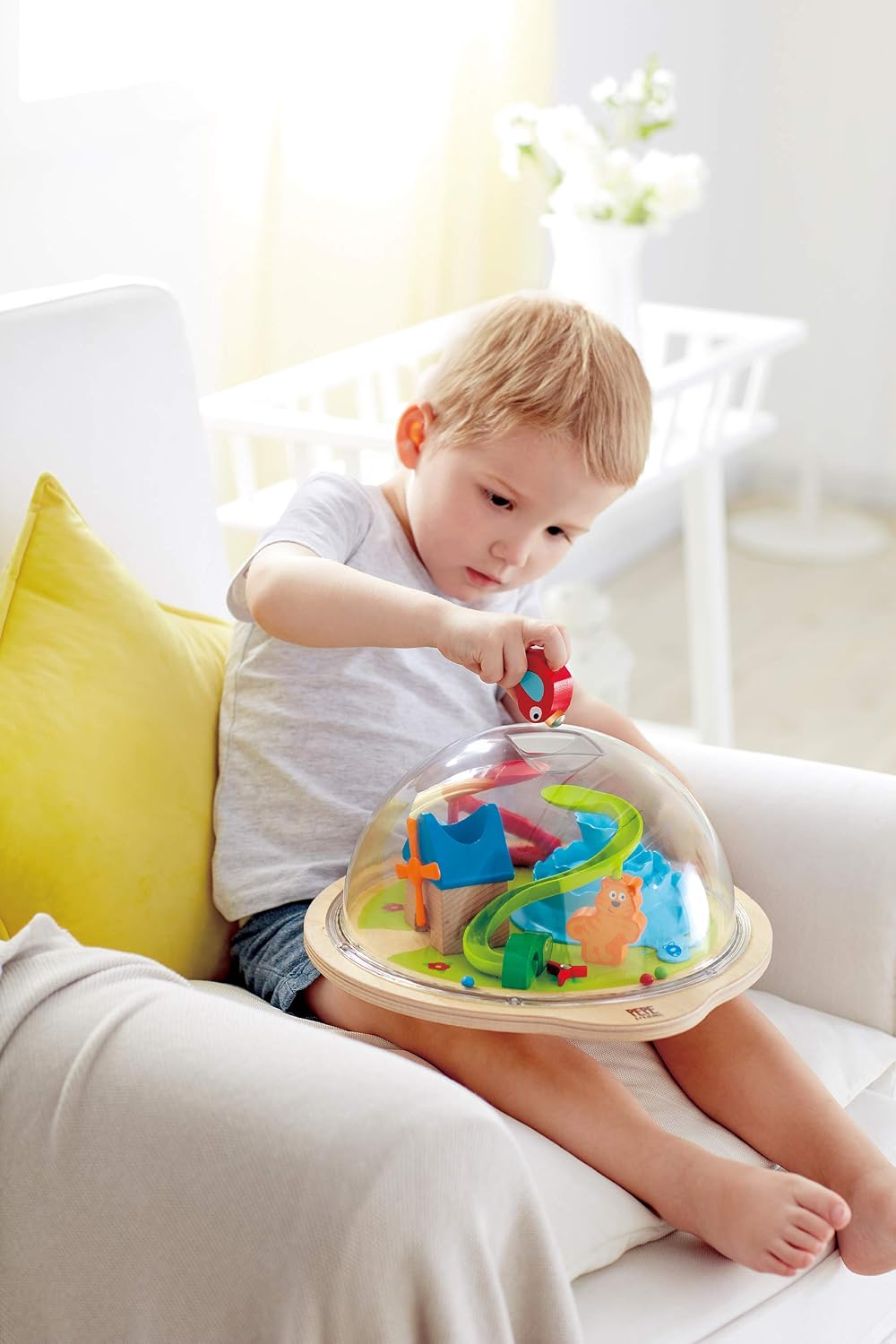 Hape - E0458 Sunny Valley Adventure Dome, Multicoloured, L: 13.2, W: 11.7, H: 6 inch - Image 4