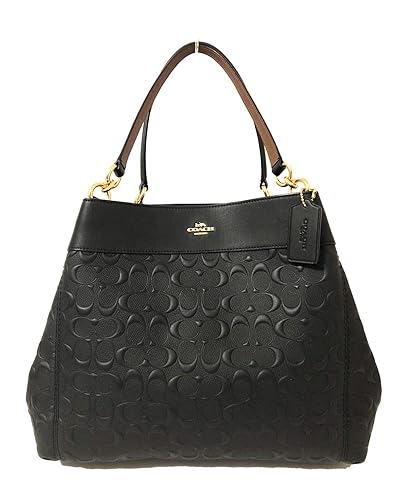 coach lexy shoulder bag in signature leather