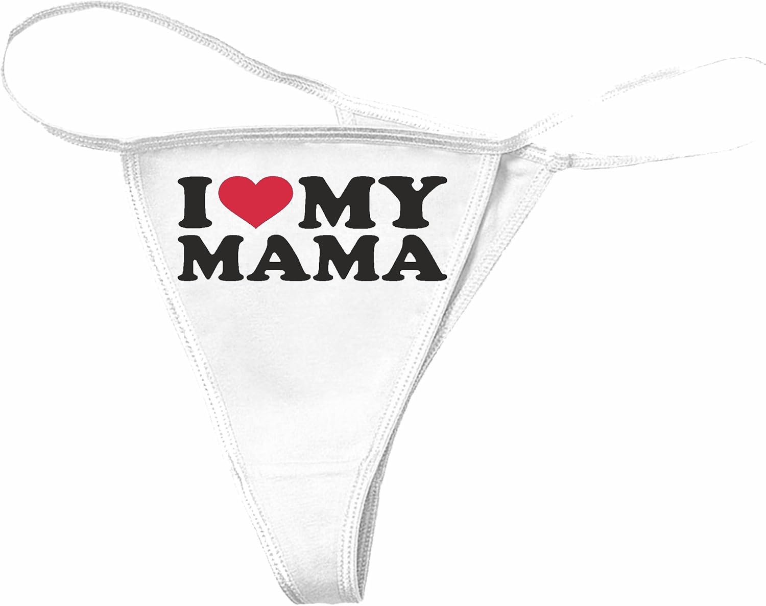 ReifenMarkt Damen String Tanga I Love My Mama Mutter Valentinstag