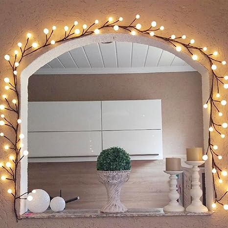 Amazon Com Fantastic Me 8ft Branch Fairy String Lights 72