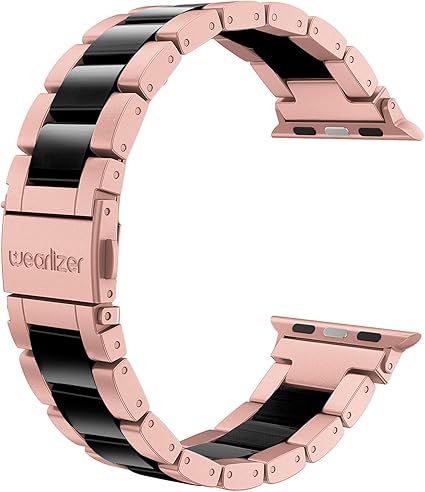 wearlizer apple watch band rose gold