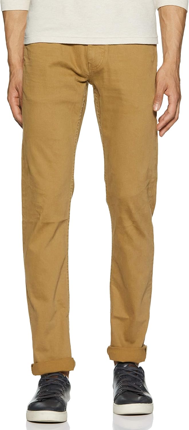 Celio Men's Jopry Trouser, Beige (Camel Camel), W30/L34 (Size: 38), 30W / 34L