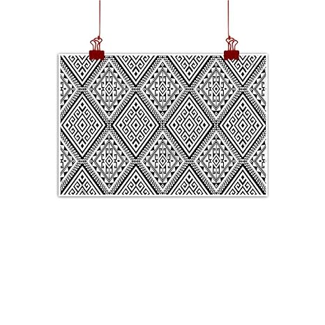 Amazon Com Mangooly Canvas Wall Art Geometric Diamond Shape