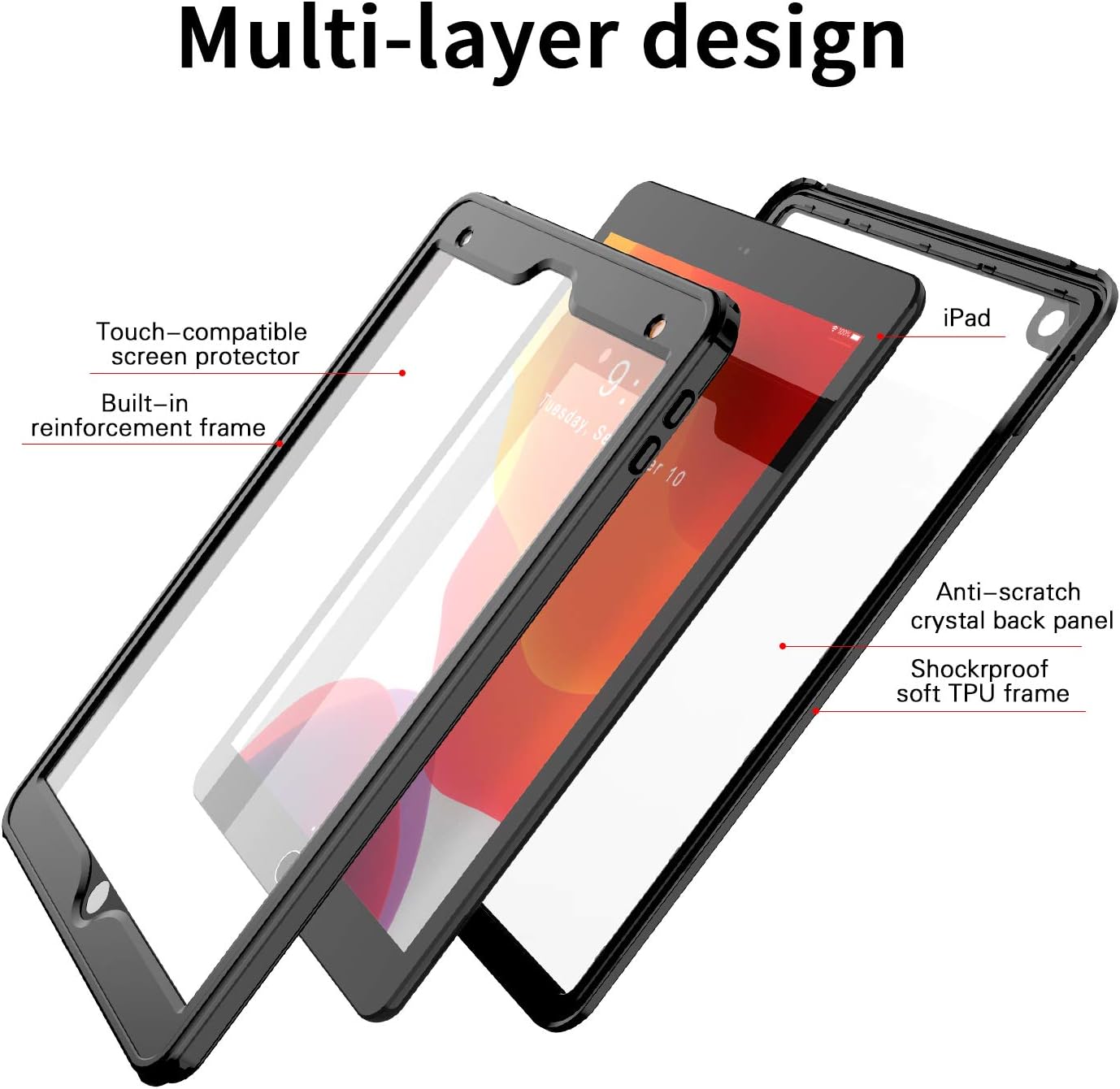 AICase iPad 7th Generation Case 10.2\" 2019/ iPad 10.2 Case - Image 3