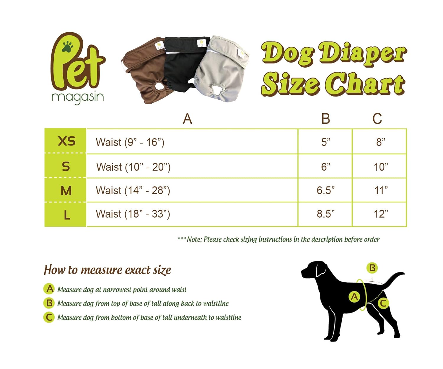 pet magasin dog diapers