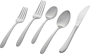 Stone & Beam 20-Piece Flatware Set, Service for 4 - Satin Matte