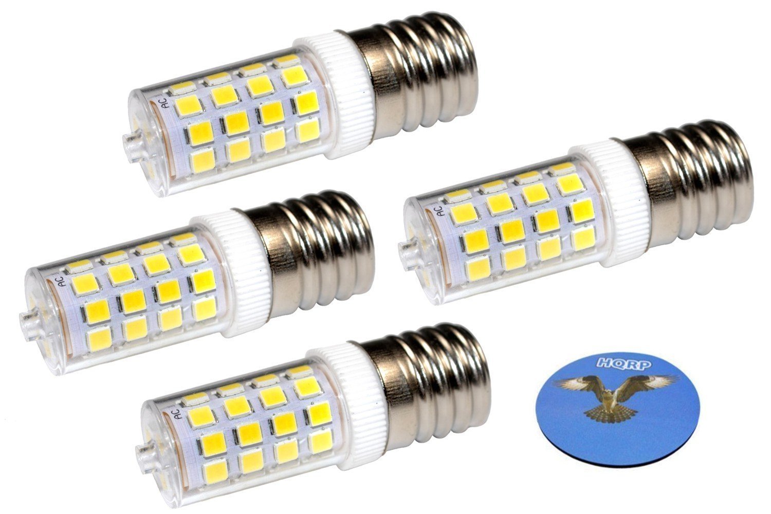 HQRP - Pack de 4 unidades 220 V E17 LED de intensidad regulable ...