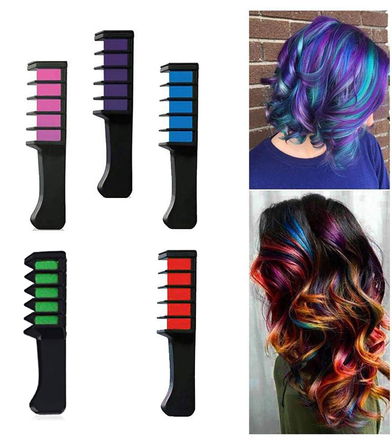 Buy Majik Colorful Hair Chalk With Comb Non Toxic Temporary Color