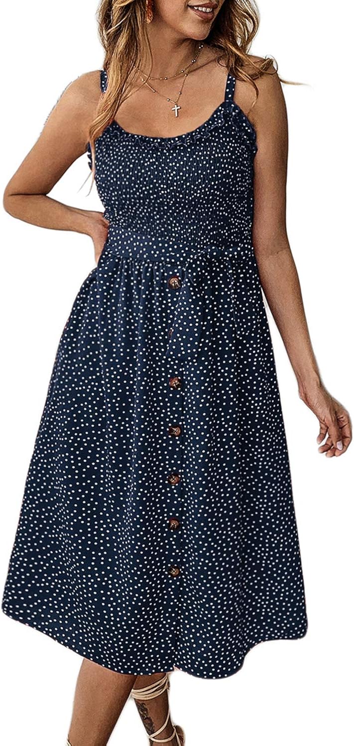 button down midi dress pattern