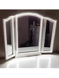 Led Vanity Mirror Lights Kit,ViLSOM 13ft/4M 240 LEDs Make-up Vanity Mirror Light for Vanity Makeup Table Set with Dimmer and Power Supply,Mirror not Included.