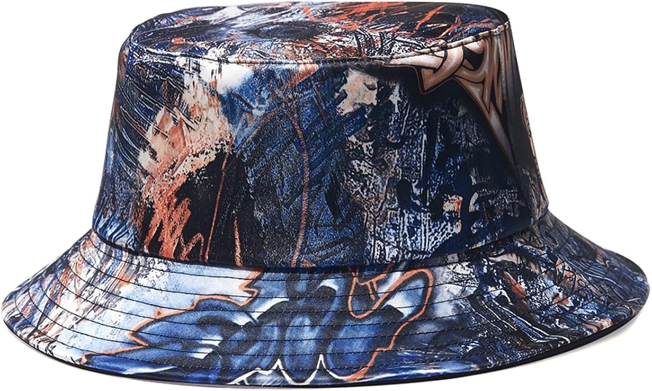 Quanhaigou Bucket Hat for Men Women,Packable Reversible Printed Sun Hats,Fisherman Outdoor Summer Travel Hiking Beach Caps