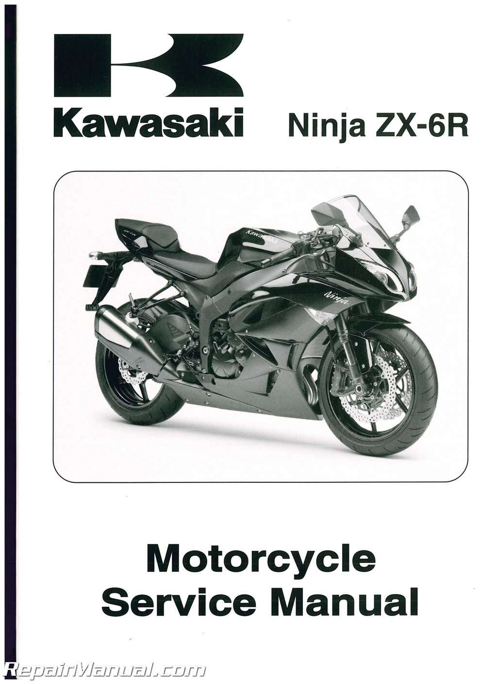99924-1417-01 2009 Kawasaki ZX600R Ninja ZX-6R Service Manual Paperback –  2004