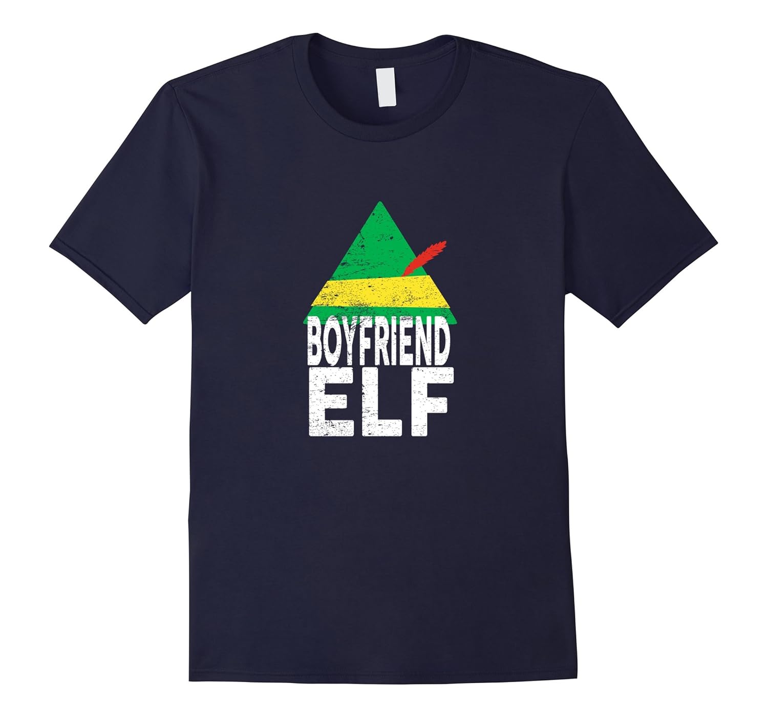 Boyfriend ELF Christmas Season Matching Pajamas Funny Tshirt-ANZ