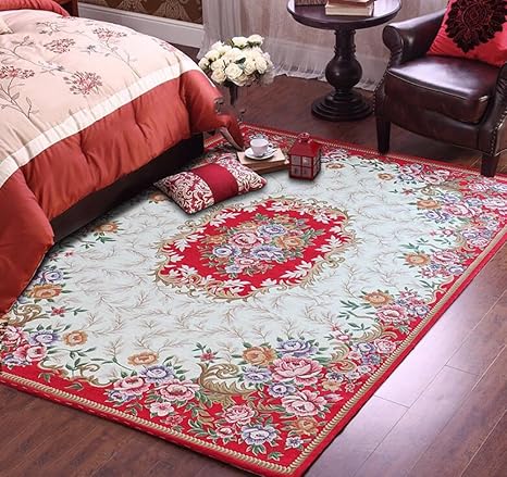 Amazon Com Wenbo Home Pastoral Coffee Table Carpet