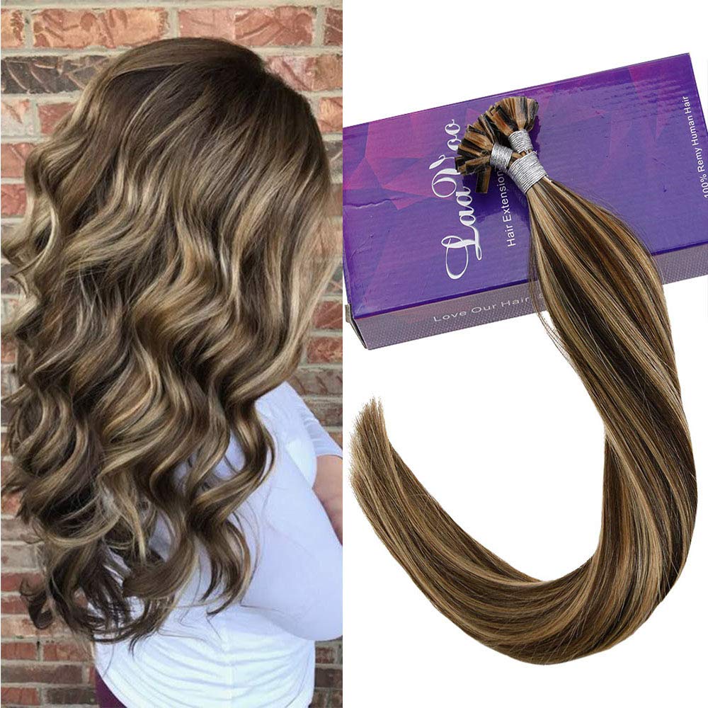 Buy Laavoo 16 Hot Fusion Flat Stick Tips Human Hair In Highlight