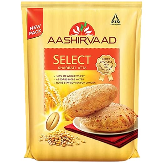 Aashirvaad Select Premium Sharbati Atta, 5kg