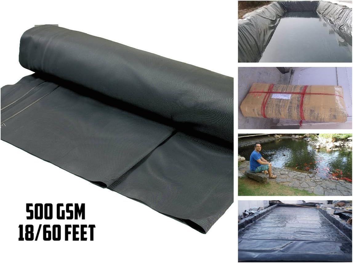 tclpvc 500 GSM Heavy Duty 18/60 feet Lab Made Rubber PVC Waterproof Multipurpose Sheet Flexible Tarpaulin (Product Code…