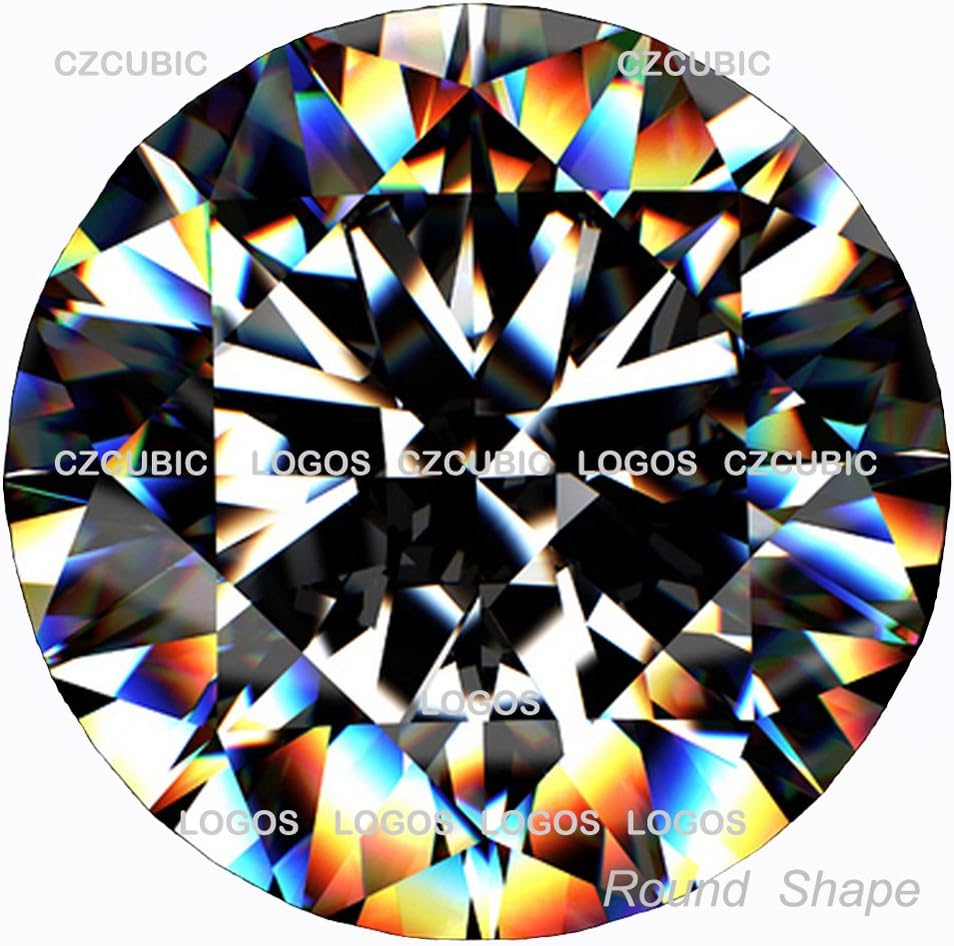 Cubic Zirconia/CZ Loose Round Shape 20.00 MM Lots Super & Super Quality Clear White Color NOT AAA Or AAAAA Lots (20.00 MM - 1 PC)