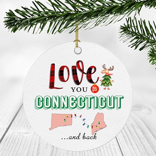 long distance christmas ornament