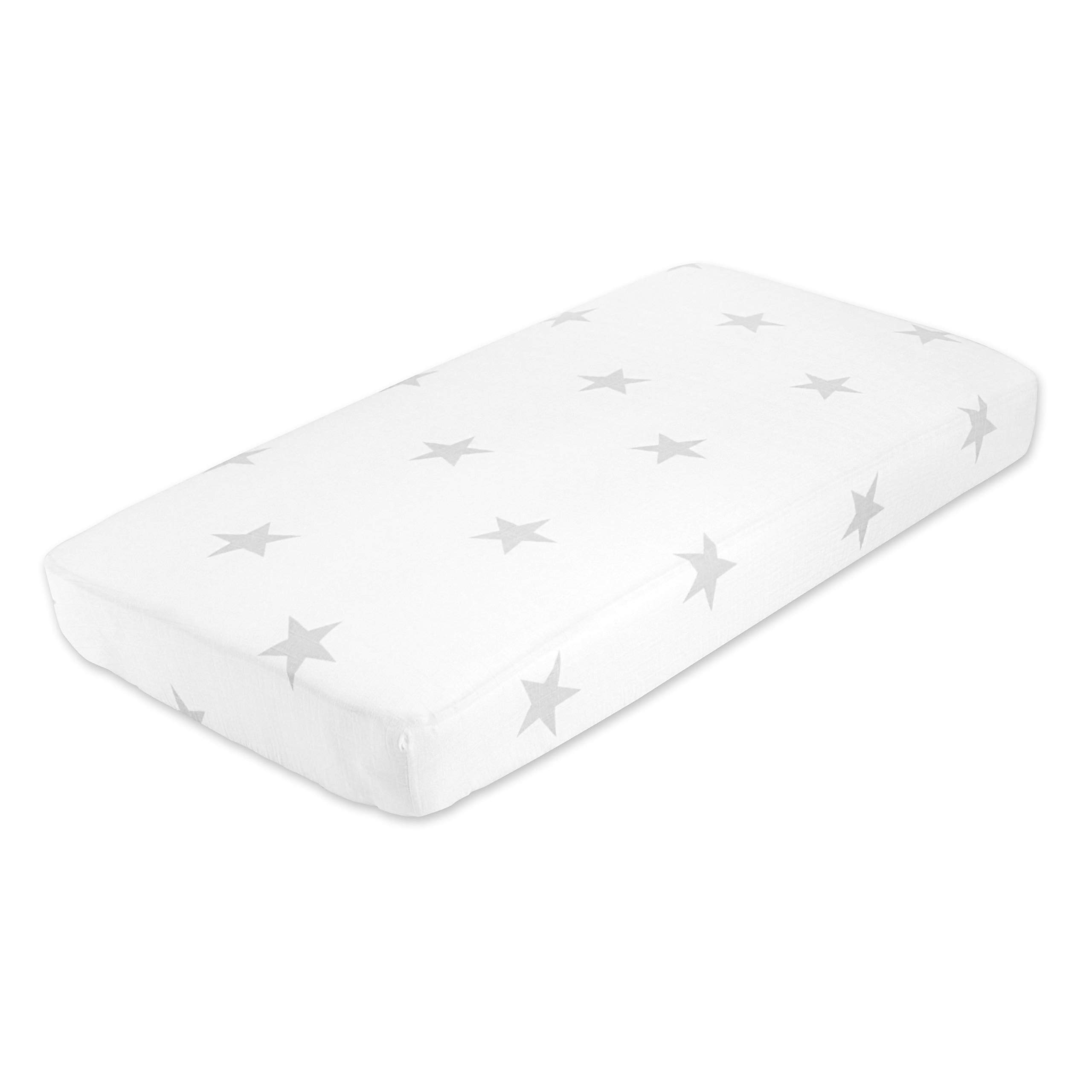 aden + anais Classic Crib Sheet, 100 Cotton Muslin, Super