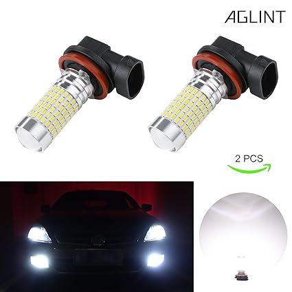 aglint antiniebla 2pcs bombilla H8 H11 H16 5202 9006 144smd Super ...