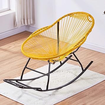 rocking chair with rocking footstool