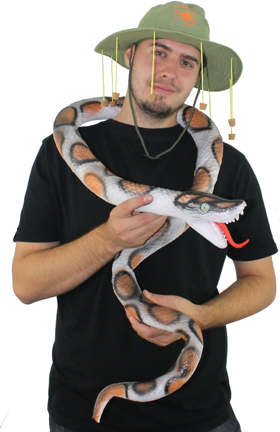 long rubber snake