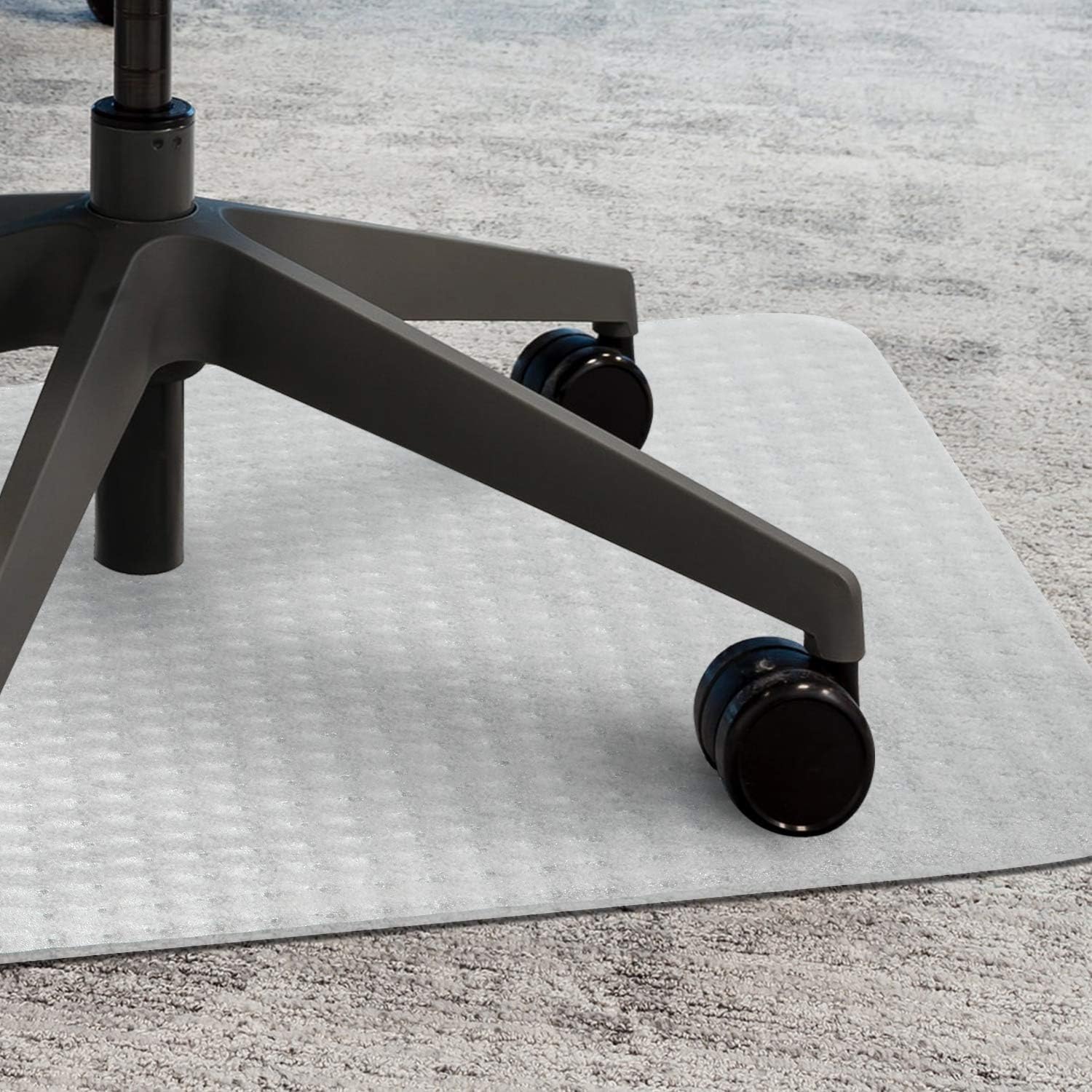 Redsun Office Chair Mat for Carpets Waterproof PVC Multi-Purpose (Office, Home) Floor Protector with Studs 30”X 48” (Thick 2MM with Nails Rectangle) : Office Products