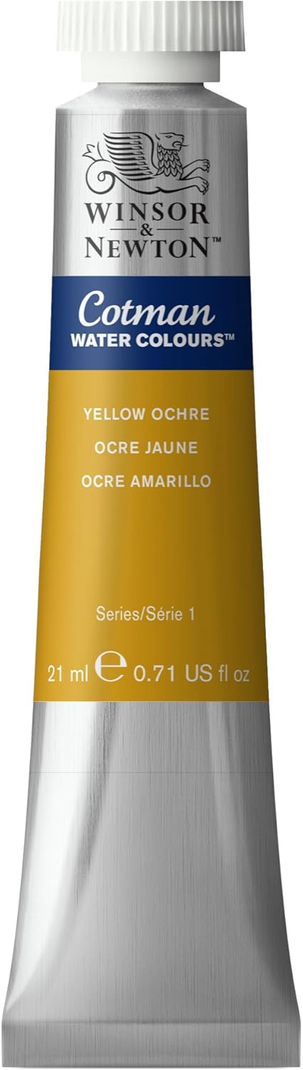 Winsor & Newton 0308744 Water Colour Tube, Yellow Ochre, 21 ml (Pack of 1)