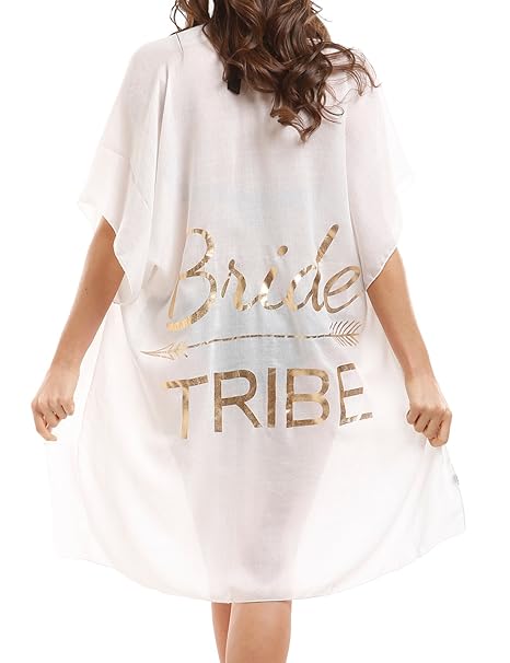 Mirmaru Womens Summer Swimwear Bikini Beach Cover Up With Trendy Lettering