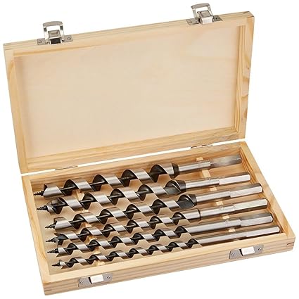 5 Tlg Set 460mm Schlangenbohrer Holzbohrer Satz Holzschlangenbohrer