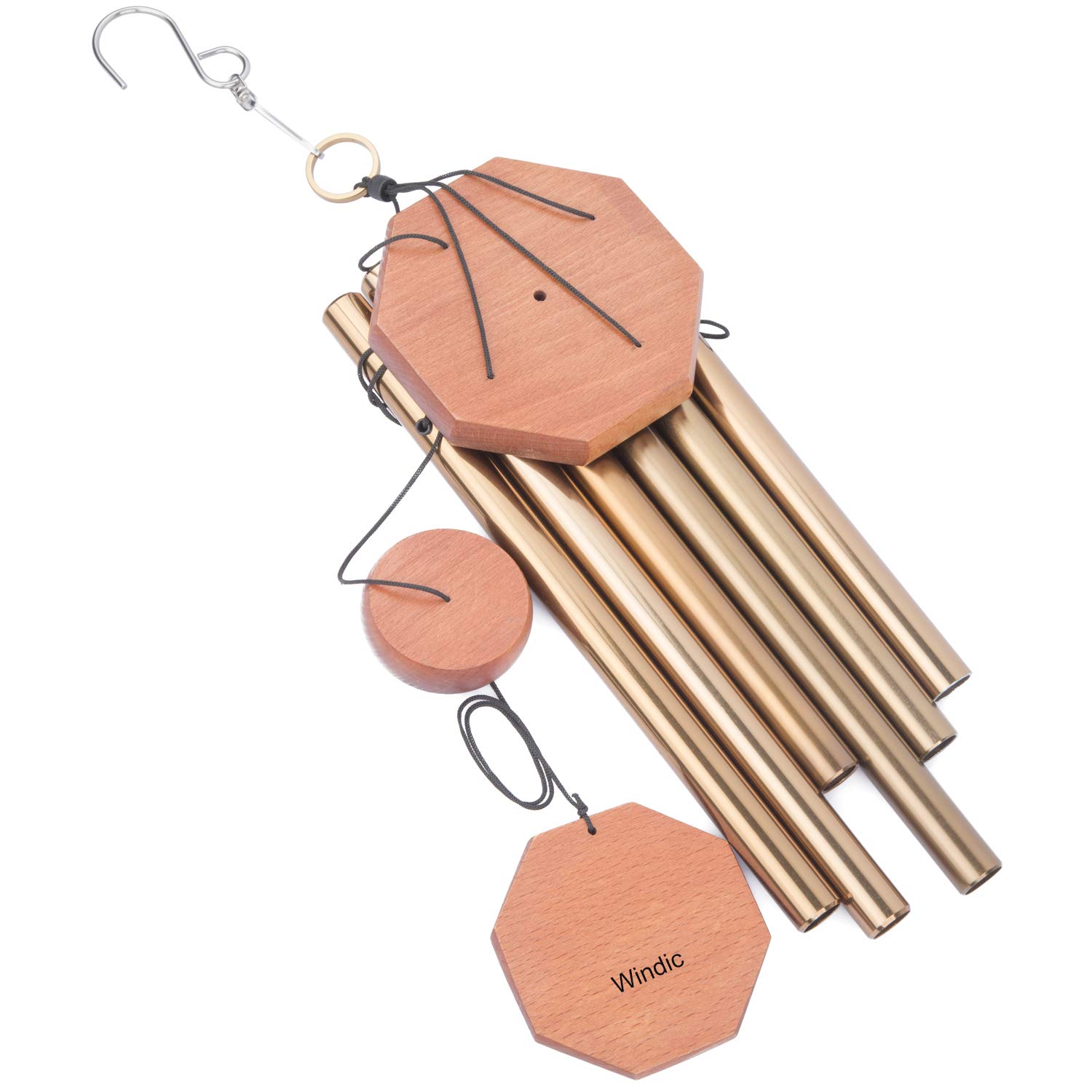 Wind Chime, 29.9” Wind Bell 6 Aluminum Tubes Beautiful Sound, Patio,Garden, Balcony,Yard,Porch,Outdoor,Indoor Décor