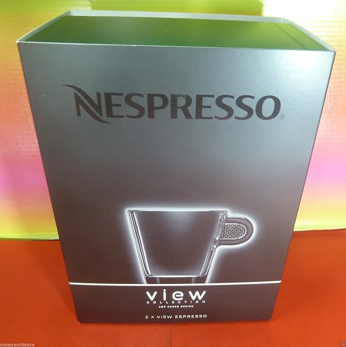 NESPRESSO VIEW 2 ESPRESSO CUPS & SAUCERS A&P CAHEN DESIGN,NEW Amazon