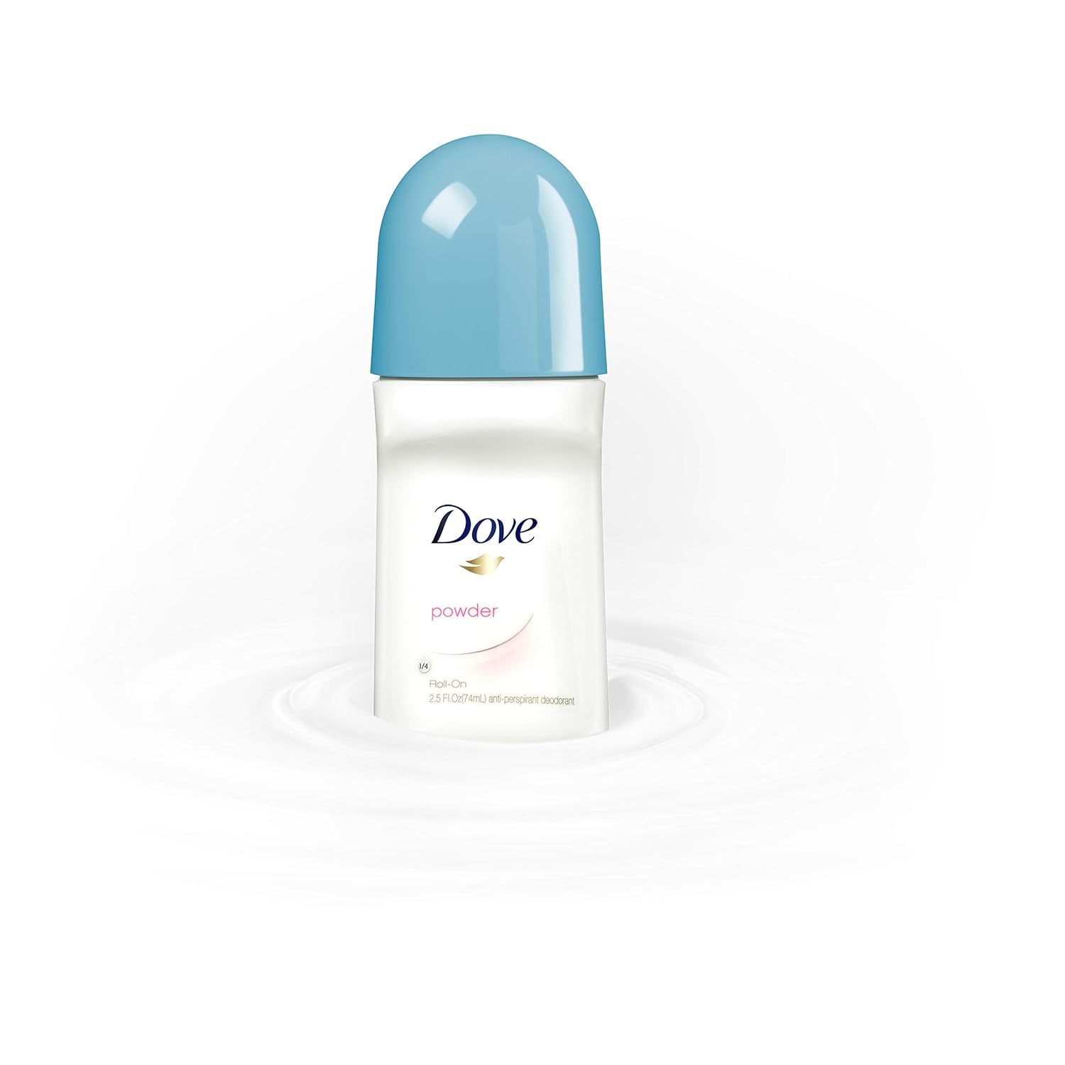 Dove Roll On Antiperspirant Deodorant, Powder 2.5 Ounce, (Pack of 6) : Antiperspirant Deodorants : Beauty