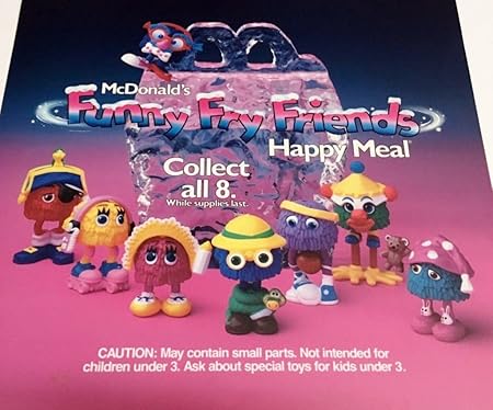 McDonalds 1989 Funny Fries Happy Meal 