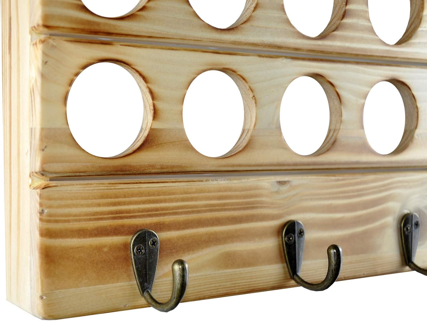 Coffee Room Dining Wall Mount Mug Holder by Metal Hooks Spiretro Coffee