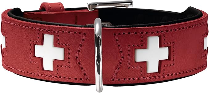 hunter rolled leather dog collar