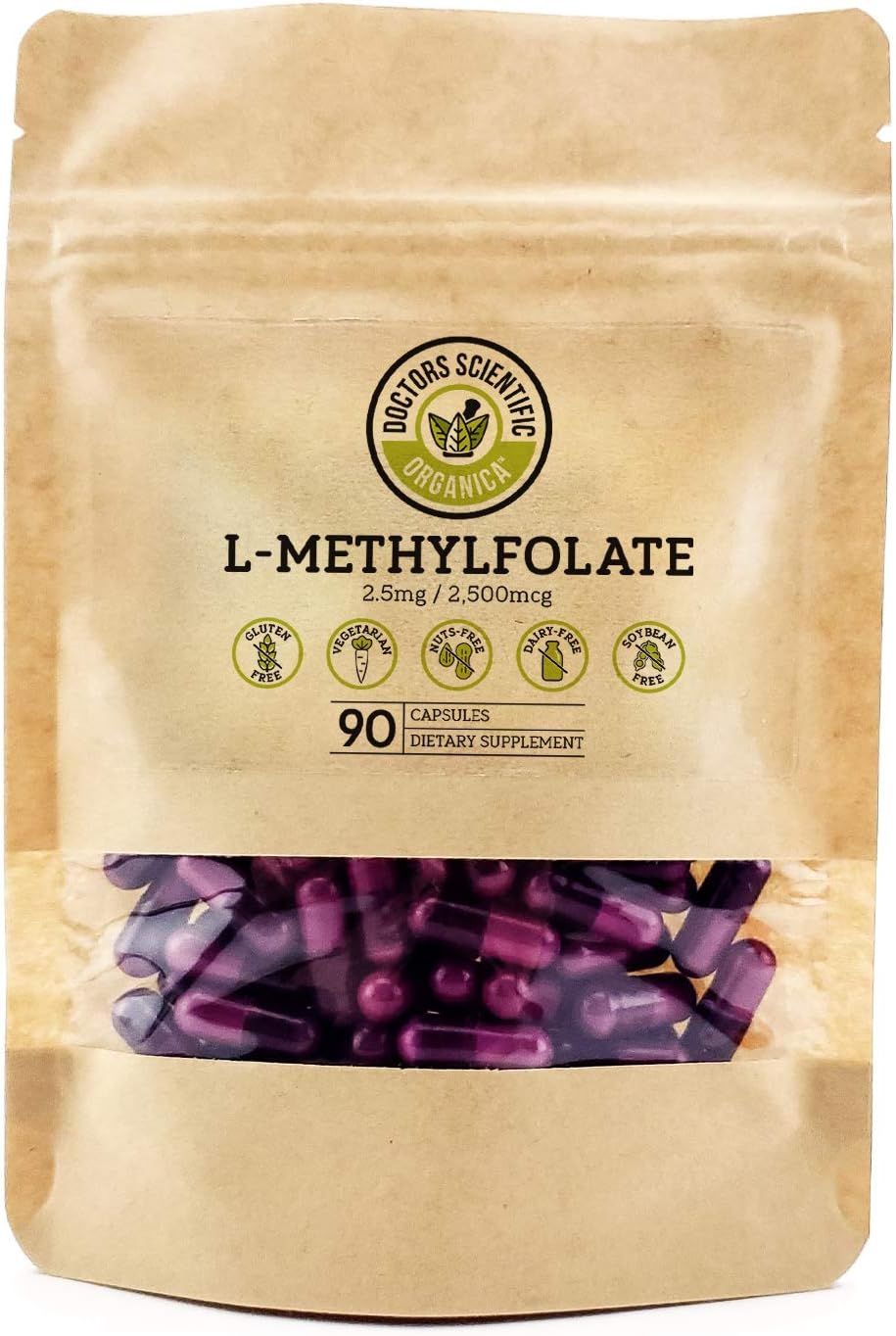 DSO LMethylfolate(5MTHF) 2.5 MG 90 Capsules