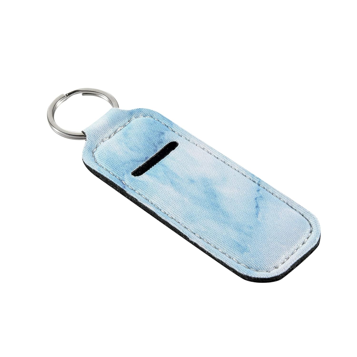 Beautyflier Clip-on Sleeve Chapstick Pouch Keychain Lipstick Holder Elastic Lip Balm Holster Travel Accessories