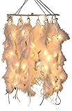 Daedal Dream Catchers- White Color with Lights DDC3 (Dimension 40cm L X 23cm W X 23cm D)