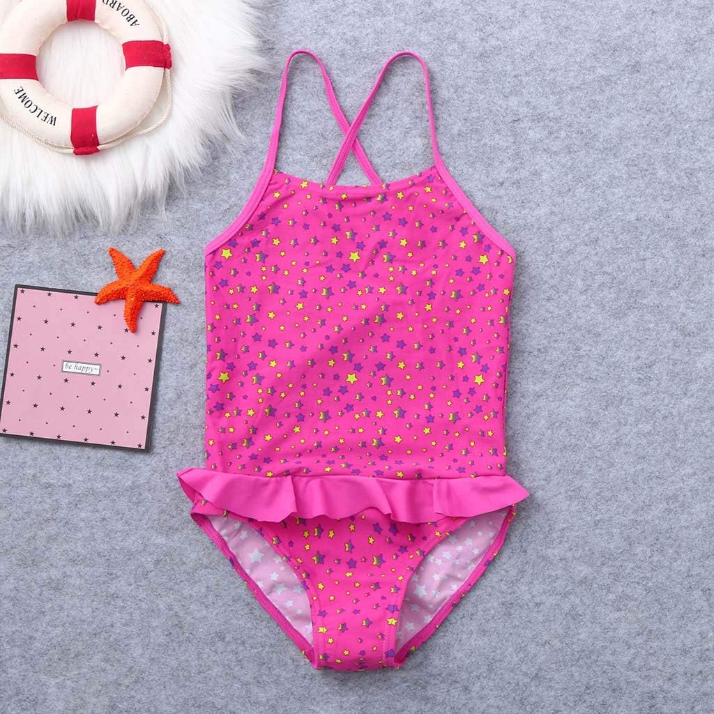Fille Sports Et Loisirs Sunenjoy Maillots Une Piece Bebe Fille Maillot De Bain 1 Piece Tankini Costume Sport Volant Etoile Natation Plage Gilet Barboteuse Beachwear Swimsuits Pour Enfant 5 12 Ans