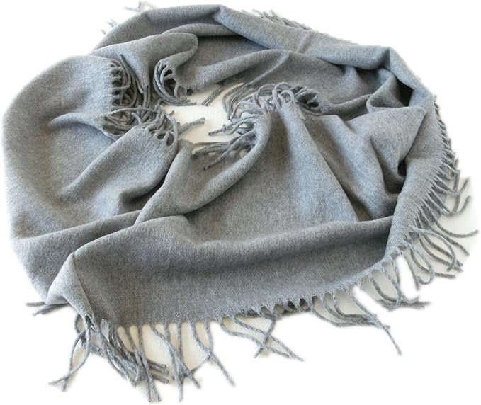 Amazon ネックス Necks サイドフリンジスヌード グレー スヌード 通販