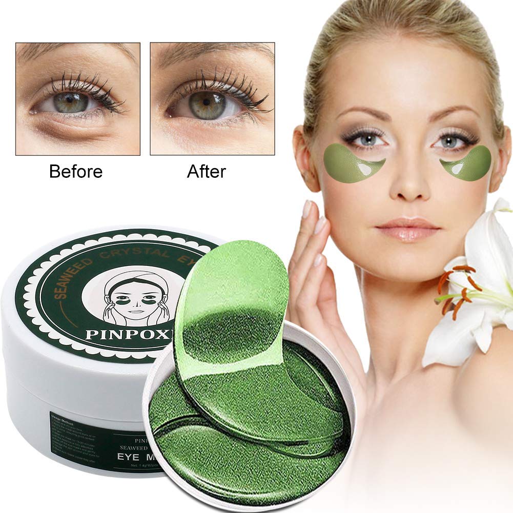 Awwp blue 6 pairs of eye gel patches under eye strong adhesion eye for