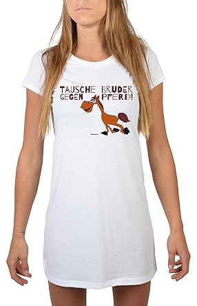 Geschwister Schlafshirtnachthemd Lustige Sprüche Sleepshirt